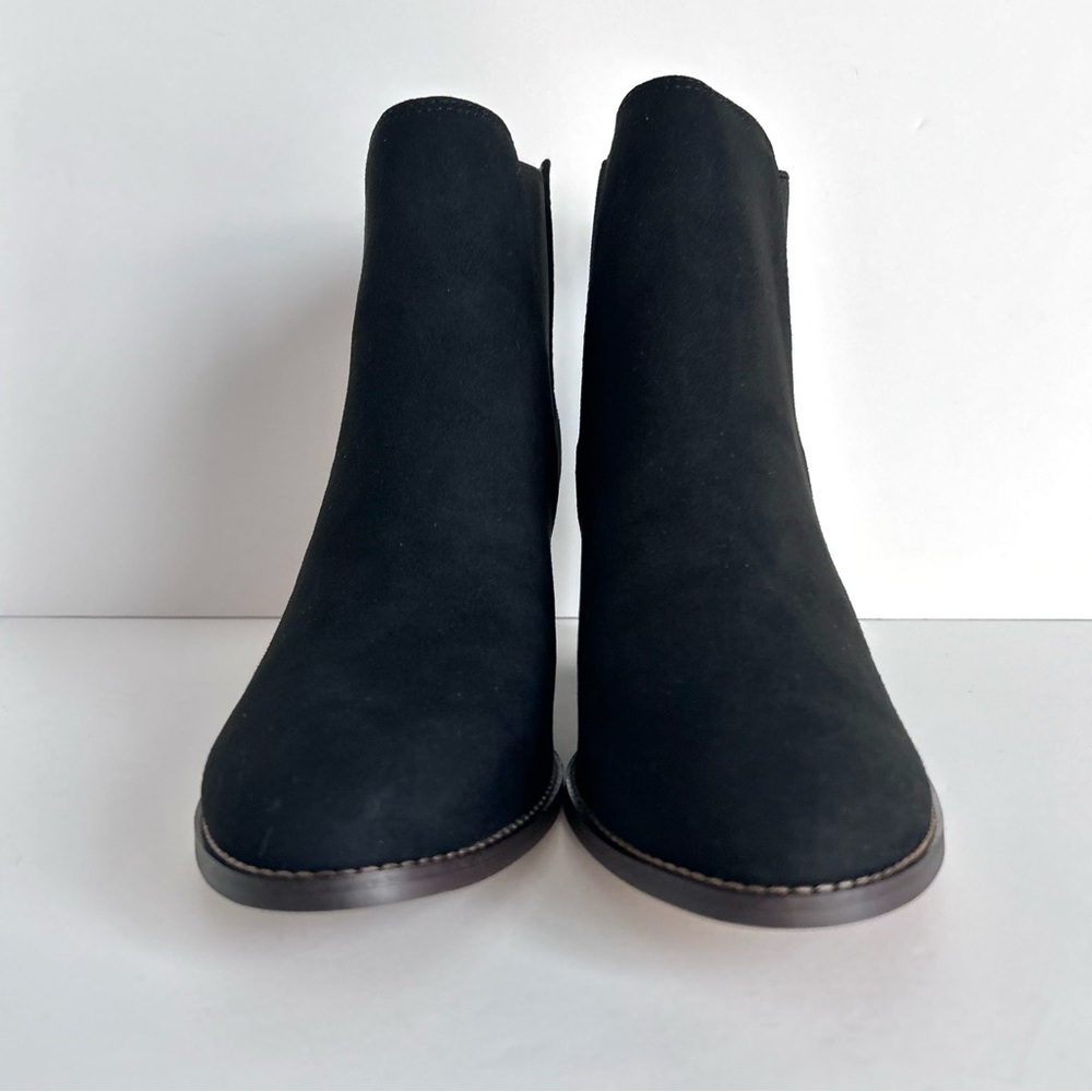 🍒NEW IN BOX J. Crew Factory Rory Microsuede Boots. Black Suede. Size: 8.5 - Picture 3 of 11